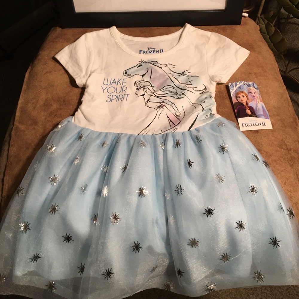 DISNEY ‘FROZEN II’ 🥶 NWT  AUTHENTIC DESIGN TODDLER TUTU DRESS